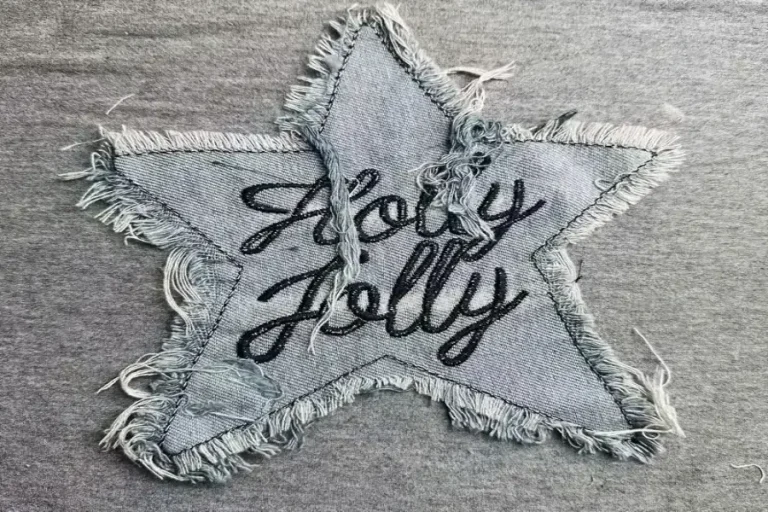 Embroidered Patch Edges Fray
