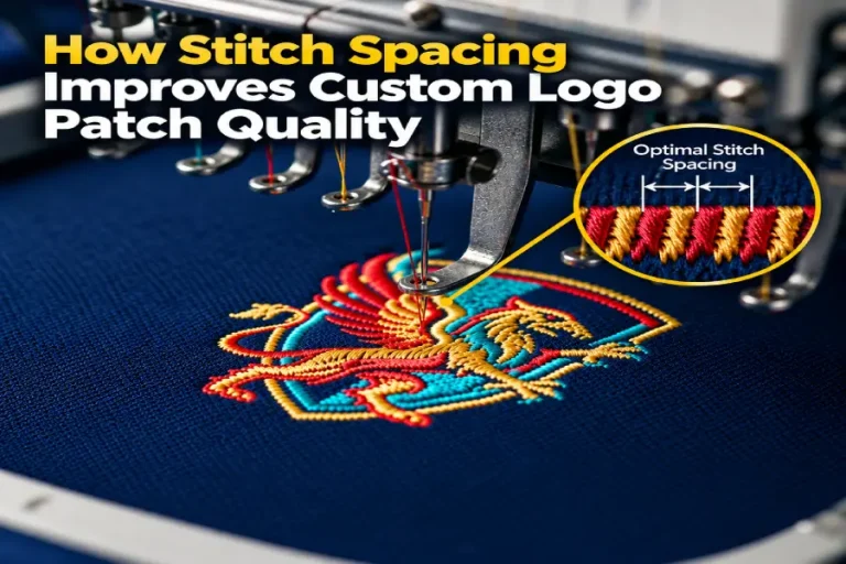 How Stitch Spacing Improves Custom Logo Patch Quality